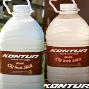 günlük taze Çiğ süt kontur