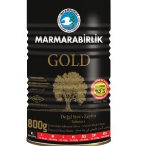 marmarabirlik gold 800 gr (201 230) siyah zeytin