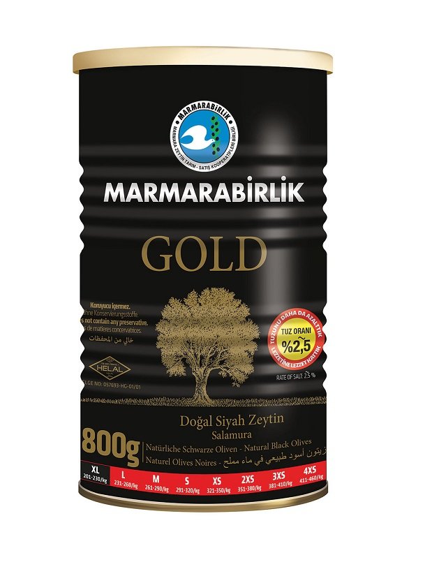 marmarabirlik gold 800 gr (201 230) siyah zeytin marmarabirlik gold 800 gr (201 230) siyah zeytin